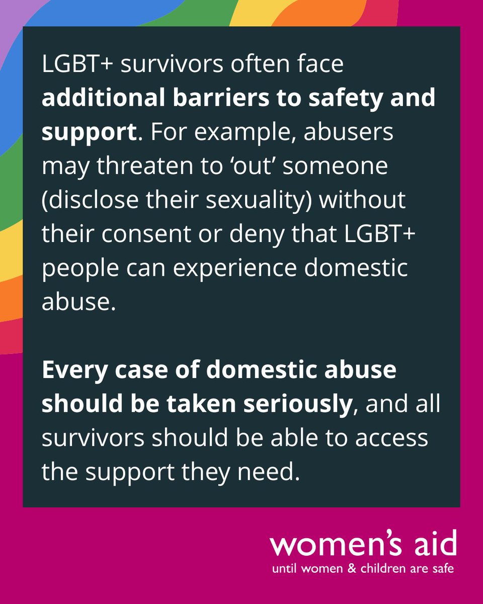 LGBT+ survivors of domestic abuse deserve to be seen and supported.