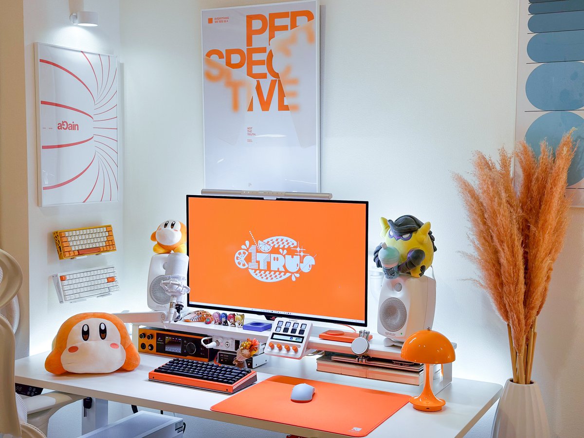 🍊おはですく🍊 でっかいワドルディとArctis GameBuds Glorange