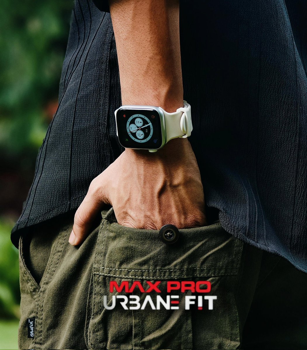 Clicksbyarijit's tweet image. Stay ahead in style and performance — MAX PRO Urbane Fit: Where elegance meets innovation on your wrist. ⌚✨ #MaxPro #UrbaneFit #SmartWearables #StyleMeetsTech
@maximawatch
#Productphotography
#Maximasmartwatch