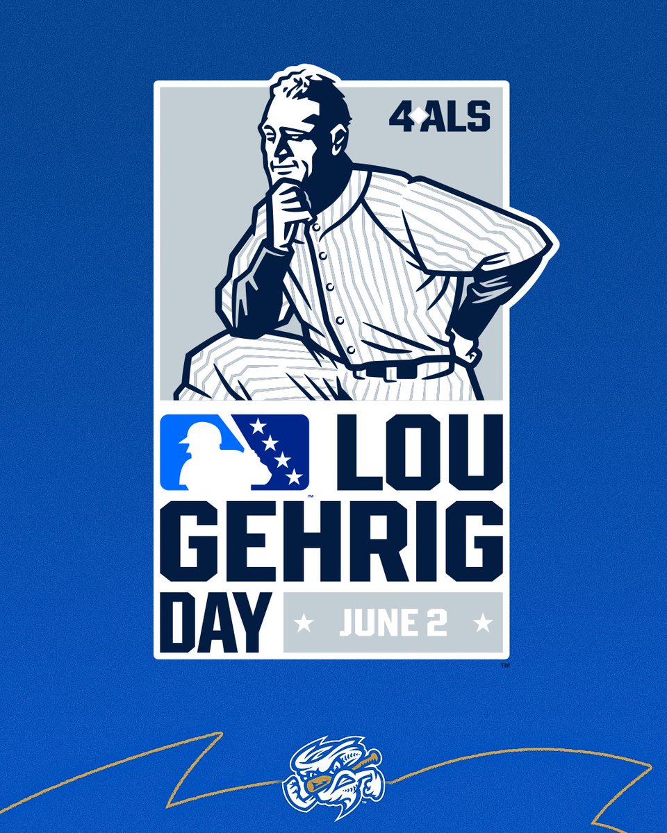 June 2nd marks Lou Gehrig Day, increasing awareness of the ALS disease that took the life of Lou Gehrig and continues to take the lives of too many people each year.

Join Baseball as we celebrate Lou Gehrig Day.