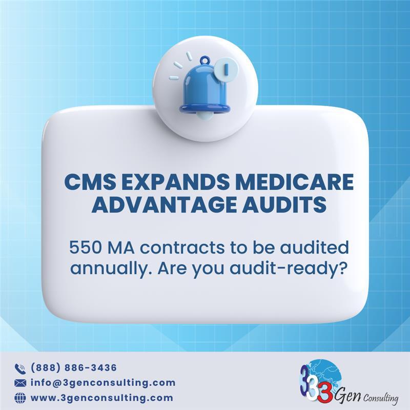 3gen_consulting's tweet image. CMS is expanding Medicare Advantage audits — from 60 to 550 contracts annually!

Are you ready for the RADV wave?
📉 Overpayment risk
⚠️ Compliance penalties

We can help.👉 3genconsulting.com/risk-adjustmen…

#MedicareAdvantage #HCCCoding #RADVaudit