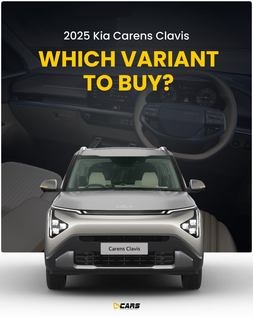 v3cars's tweet photo. Find out which variant of the 2025 Kia Carens Clavis you should buy. #V3Certified
https://t.co/70PRtJbv26

#V3Cars #V3CarsVE #V3VE #V3CarsVariantsExplained #V3VariantsExplained #V3CarsRecommendation #Kia #KiaIndia #KiaCarens #Carens #Clavis #MPV https://t.co/DhMrarv6KM