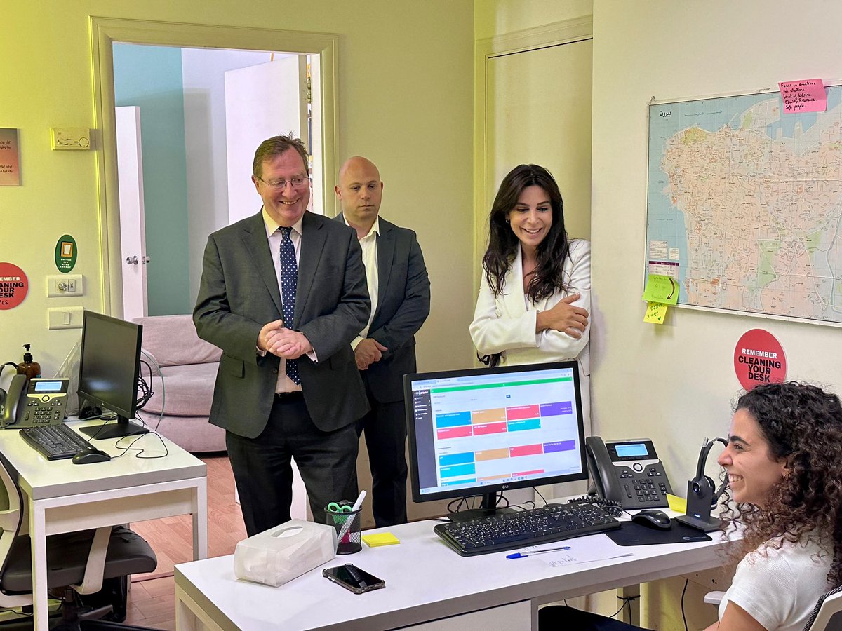 MiaAtoui's tweet image. A heartfelt thank you to Your Excellency @HamishCowell and the incredible team @ukinlebanon for your long-awaited visit to @embrace_lebanon. Your unwavering support for #mentalhealth in #Lebanon, especially through the toughest and most uncertain times our country has faced,…