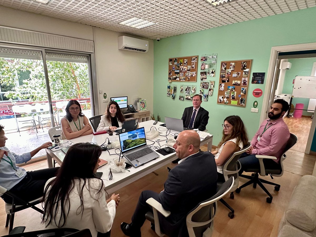 MiaAtoui's tweet image. A heartfelt thank you to Your Excellency @HamishCowell and the incredible team @ukinlebanon for your long-awaited visit to @embrace_lebanon. Your unwavering support for #mentalhealth in #Lebanon, especially through the toughest and most uncertain times our country has faced,…