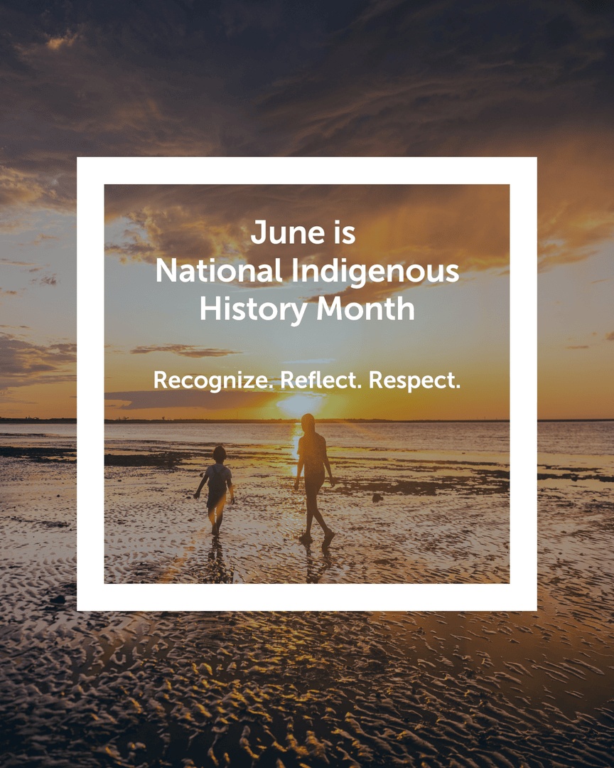 🌿 June is National Indigenous History Month 🌿

This month, we honour the history, heritage, and diverse cultures of First Nations, Inuit, and Métis Peoples across Canada. It’s a time to celebrate Indigenous voices and reflect on the truths of our shared history.