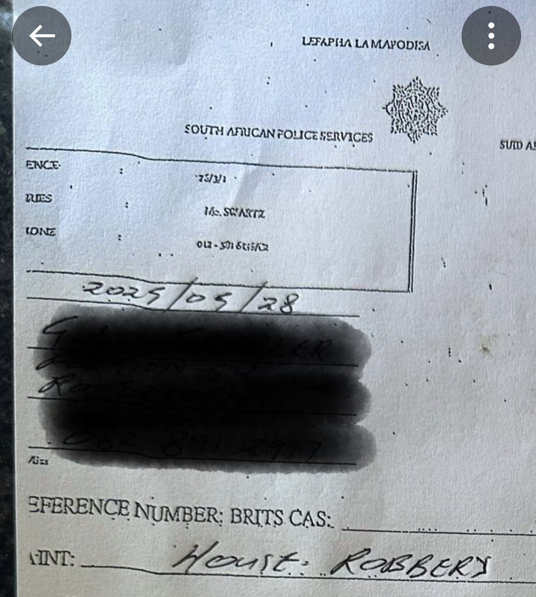 This was a farm attack, now murder since the victim passed away. This is how it's classified.