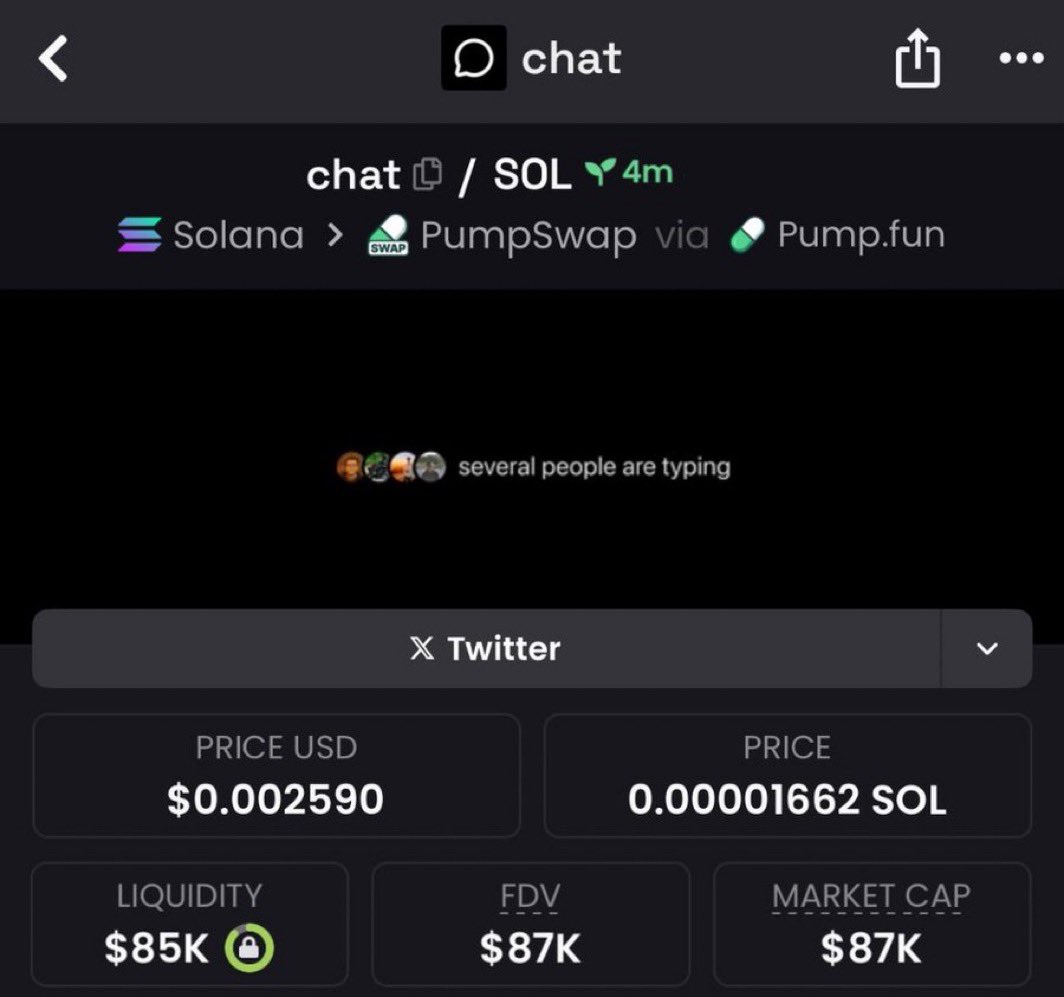 Techcoin01's tweet photo. Called $Chat at $87k mcap in my private TG.

Do to join my TG

$Lc $Genius $crocs $Mask $mir $Gib $kitty $memdex #Nailong
#Btc #solana $fwog $Gme $Duna $buck $kokok $coral $jos $Lens
$Bolt $memdex $ava $Sse $hosico #elon #Solana #btc #usdt $odom #Useless #Trump #memecoinsol https://t.co/5ks9xlmTjh