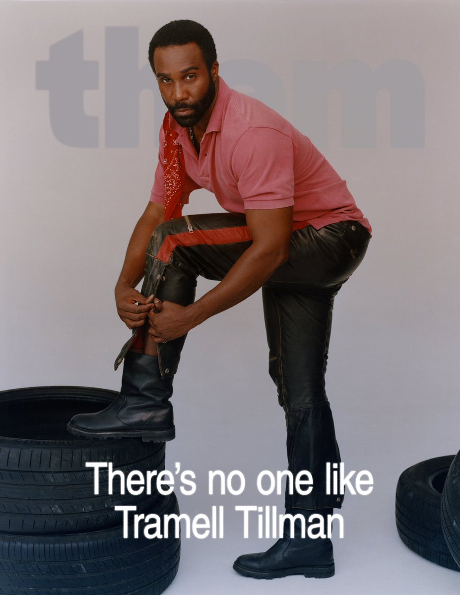 yosoymichael's tweet image. For @them Pride cover story #2, I went long on @TramellTillman’s ascent from shy kid to bona fide celebrity. The #Severance standout talked about southern racism, navigating Hollywood as a gay Black man, monogamy, Met Gala, #MissionImpossible, and more. them.us/story/tramell-…
