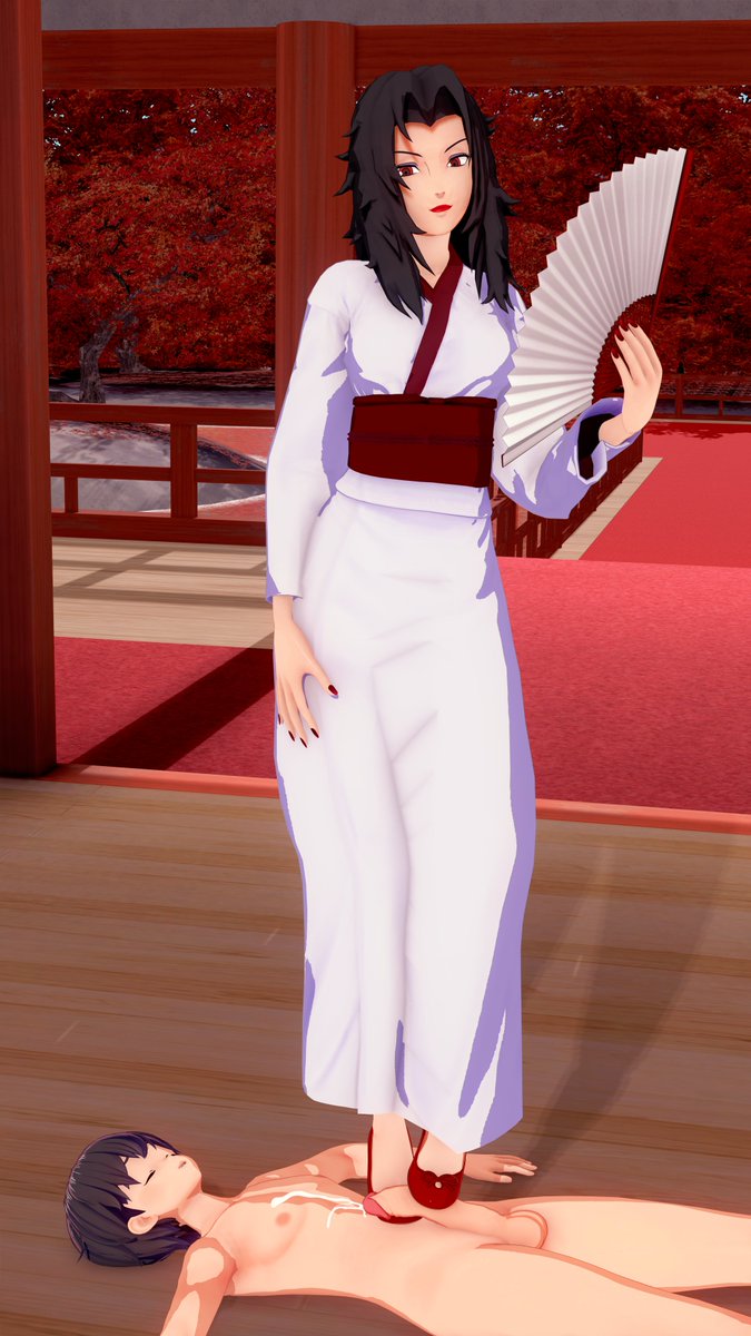 KalZapp's tweet photo. Kurenai stimulates you with her high heels #shoejob #heeljob #highheels #kurenai #kurenaiyuuhi https://t.co/8bhWKhlFUn