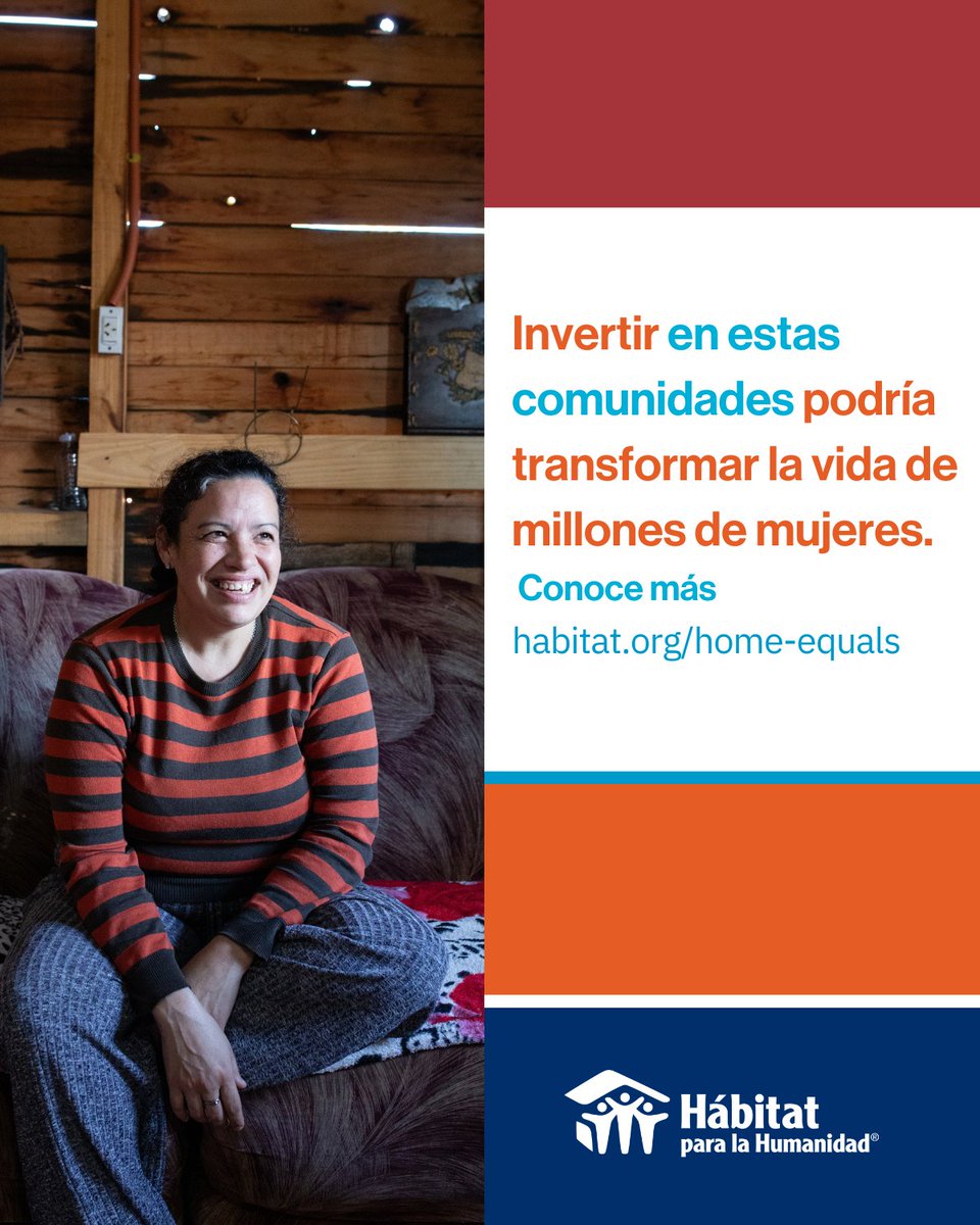 habitatpy's tweet image. 👩‍⚕️🏚️ Las mujeres en asentamientos informales enfrentan más riesgos y menos acceso a educación 📚, salud  y vivienda 🏠.
Mejorar sus hogares podría evitar 20,3M de enfermedades  y 1 de cada 4 muertes maternas 🤰❌.
📘 Más en #HomeEquals: habitat.org/womens-health