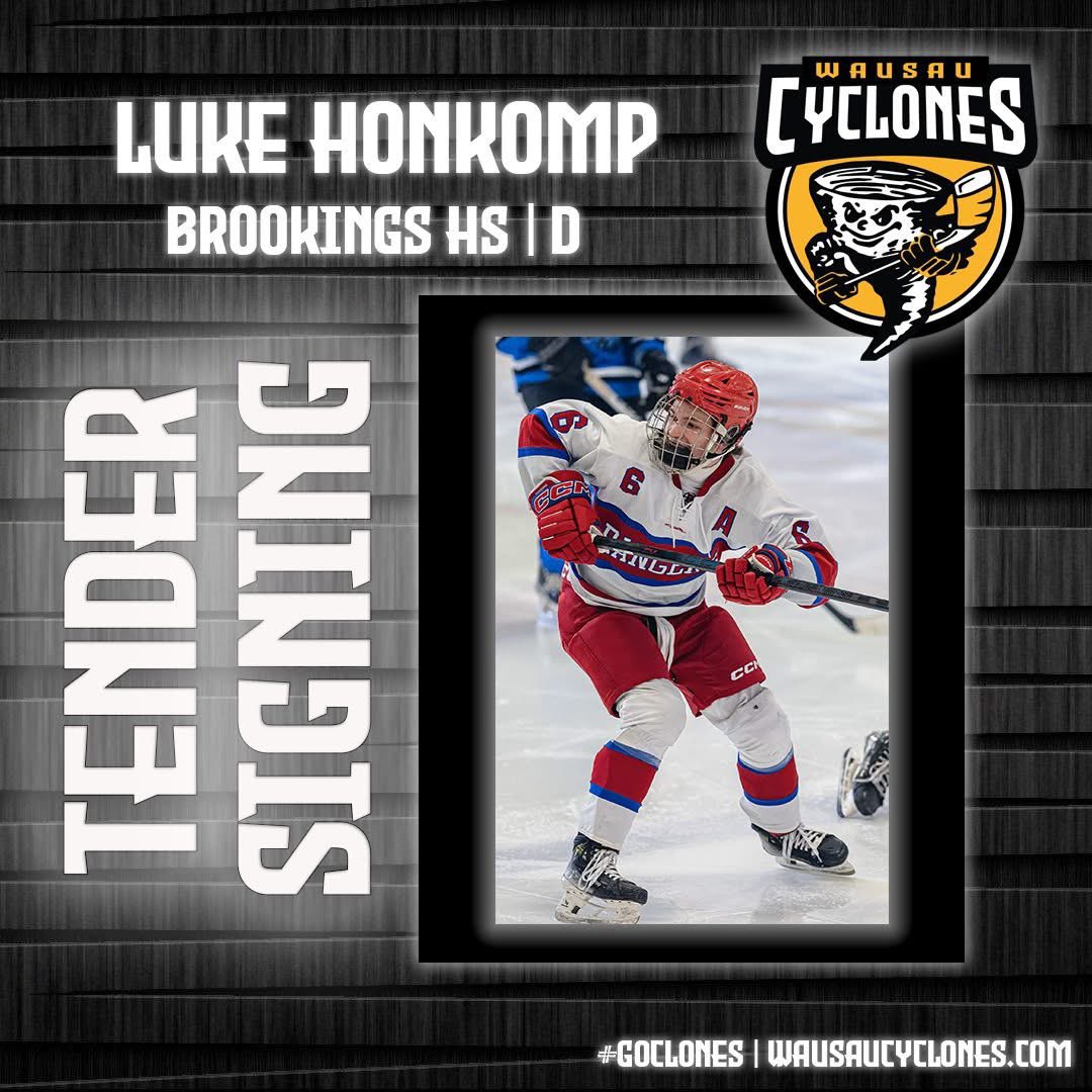 NEWS | Clones sign defenseman from South Dakota to tender agreement. #welcometowausau

📰: wausaucyclones.com/honkomp/