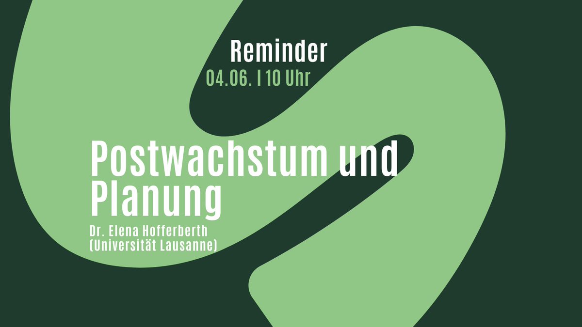 Du wolltest schon immer mehr über Postwachstum wissen? Dann komm zum nächsten online Vortrag!

Wann? 04.06. I 10 Uhr
Wo? Online, uni-siegen.webex.com/meet/lange (keine Anmeldung nötig)
Für wen? Für alle Interessierten

Wir freuen uns auf Euch!