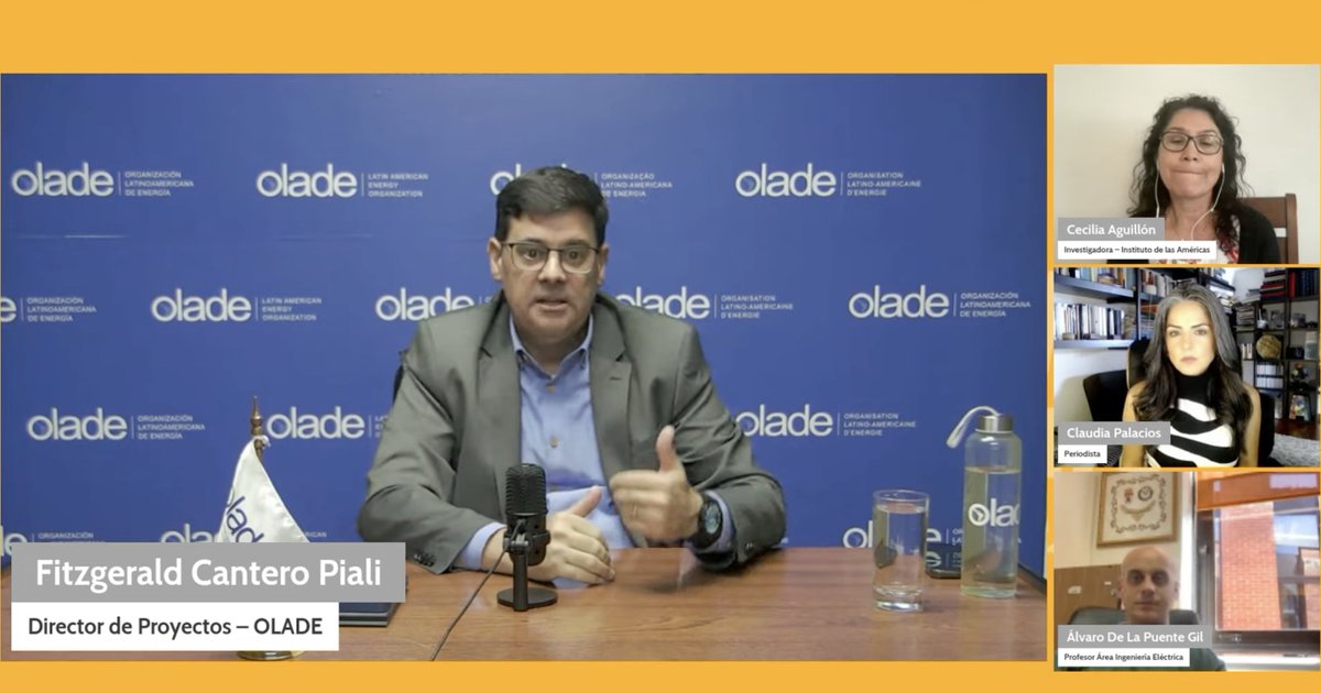 🧠⚡ ¿Cómo evitar apagones en plena transición energética?

Desde <a href="/OLADEORG/">OLADE</a>, @FitzGeraldCP78 subraya que los apagones en #Latam son desafíos estructurales que exigen más que soluciones técnicas. En diálogo con Claudia Palacios, plantea cinco claves para una transición segura y