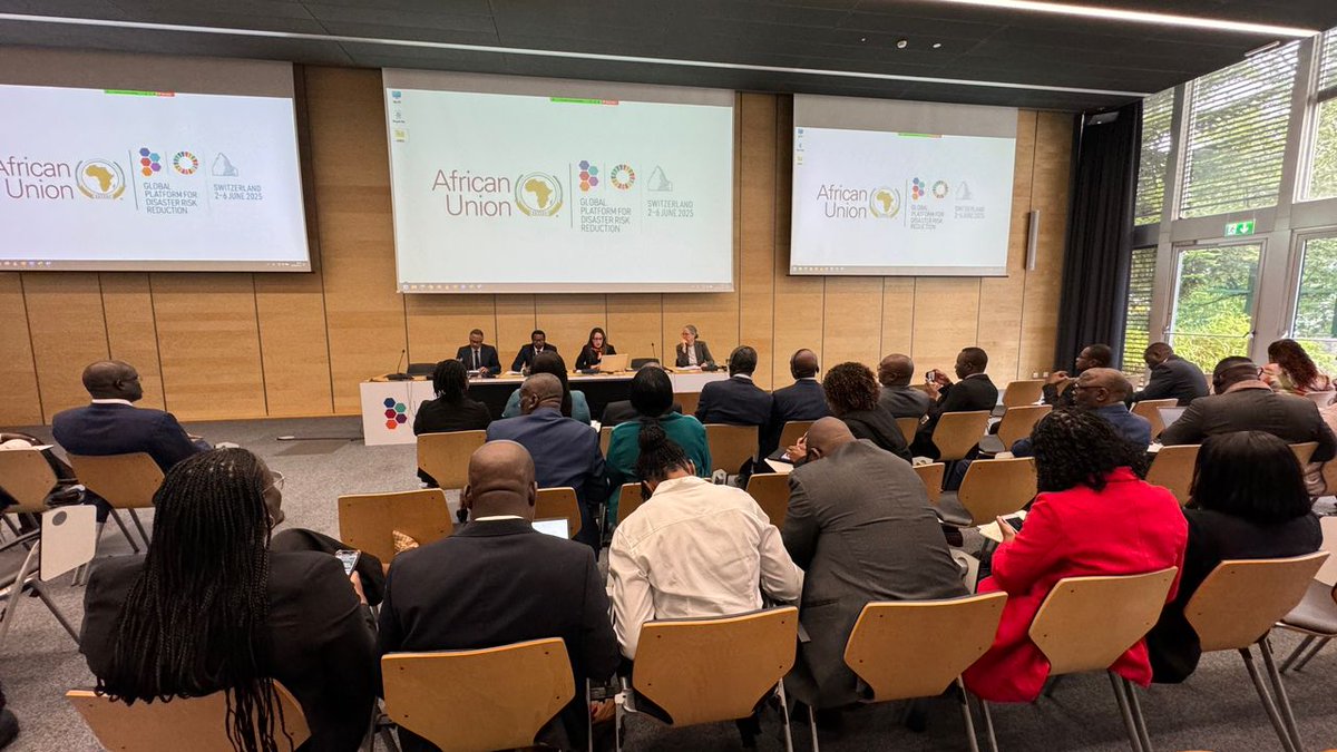 Ahead of the 8th Global Platform for Disaster Risk Reduction high level segment, the African Union Commission holds the Africa Regional Consultation on the Africa Common Position to the Global Platform for Disaster Risk Reduction 2025. #GPDRR 

Learn more @