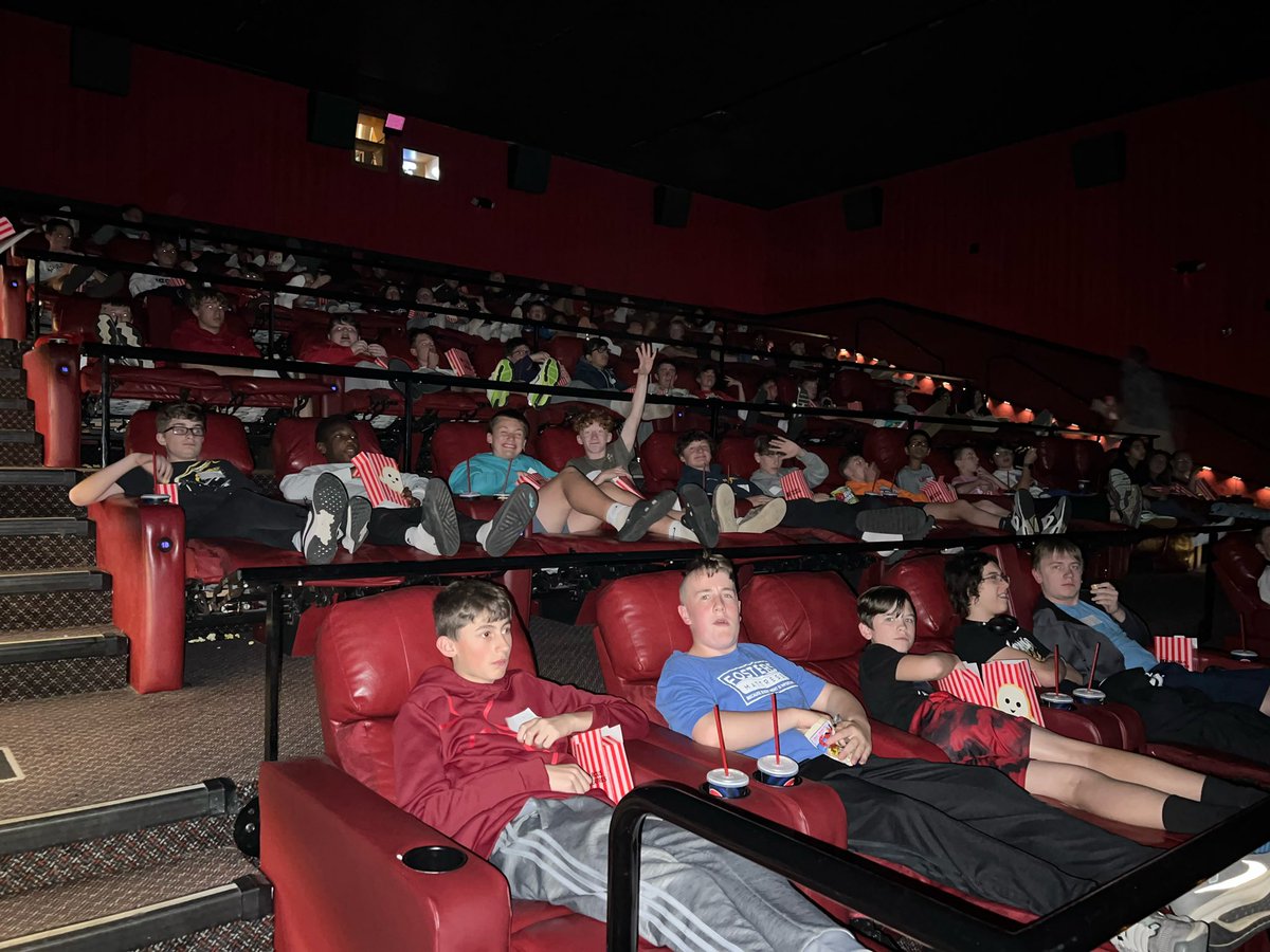All year long, our 7th graders showed what it means to be Tigers: leading the way in attendance, spirit, and academic excellence!  Their prize? A trip to Marcus Theaters!  Massive thanks to the <a href="/CfcsFoundation/">Cedar Falls Schools Foundation</a>, <a href="/mycfccu/">CFCCU</a>, and <a href="/VeridianCU/">Veridian Credit Union</a> for making it possible!  #TigerCupChamps
