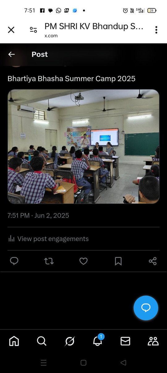 PM SHRI KV Bhandup Shift 1 tweet media