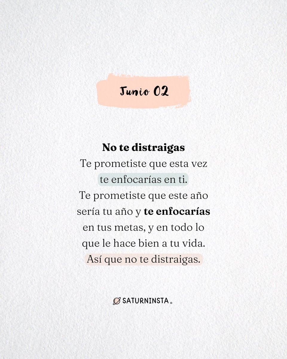 saturninsta's tweet photo. No te distraigas… feliz inicio de semana. ✨ https://t.co/fcz8r68EtR