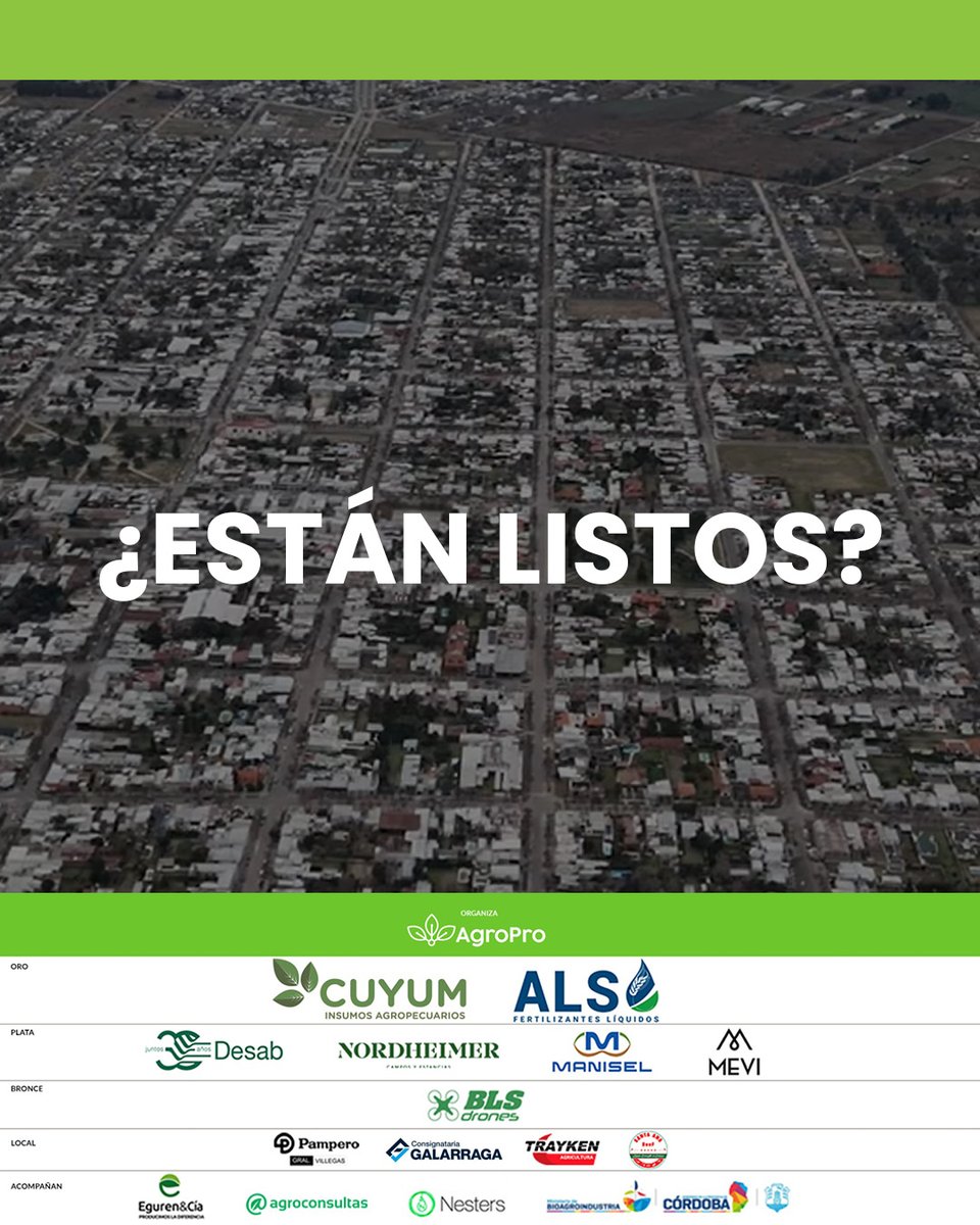 agroproag's tweet photo. ¡FALTAN 10 DÍAS!
Para el evento más transformador del agro
🗓️ 12 de Junio – 🕘 9HS ARG
 📍 General Villegas, Buenos Aires
 💻 Transmisión online
📌 ¡Registrate GRATIS! 🎟️ https://t.co/lJl8dKZToj
#AgroPro #TransformacionDigitaldelAgro #AgTech https://t.co/ePFXIYe1lt