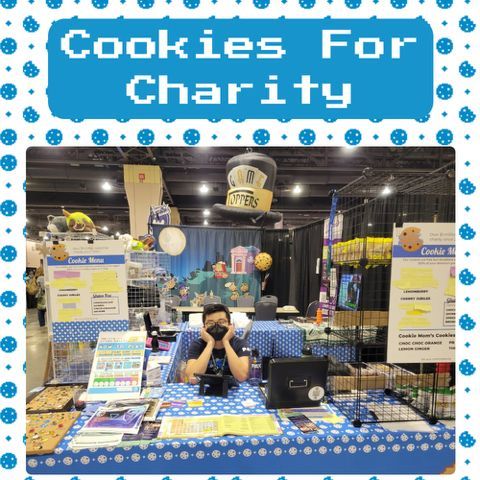 Thanks to our sponsor @Cookie_Brigade Nothing hits the spot with a fun game more than a delicious cookie. Cookie Brigade, a 501(c)(3) charity, is bringing that to conventions everywhere, raising money for great causes and building community! Learn more: cookiebrigade.org