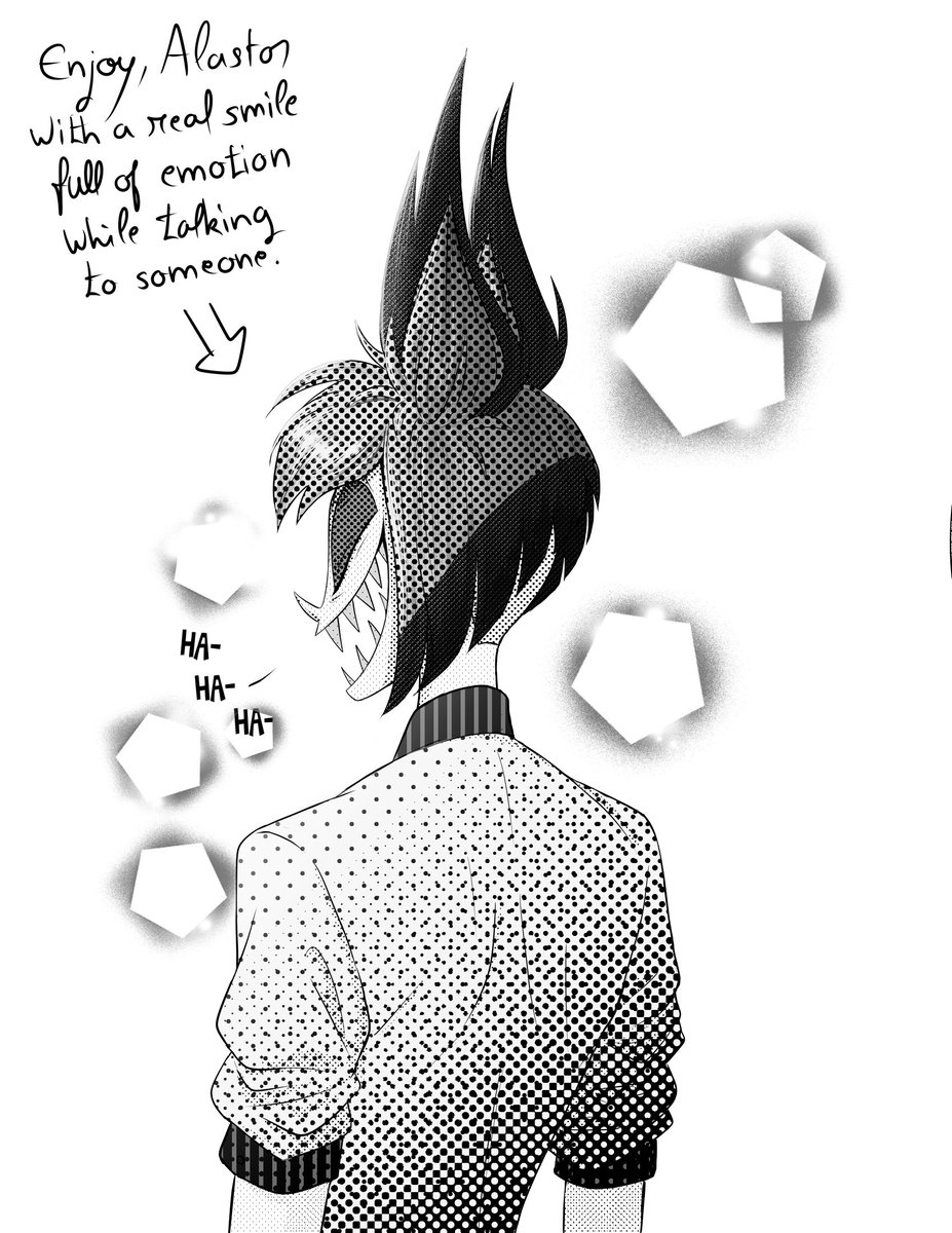 KPCusagi_san's tweet photo. Happy deer 🦌

#HazbinHotel #alastor #HazbinHotelAlastor #radiodemon #mangaversion #manga https://t.co/6EhWp99SRz