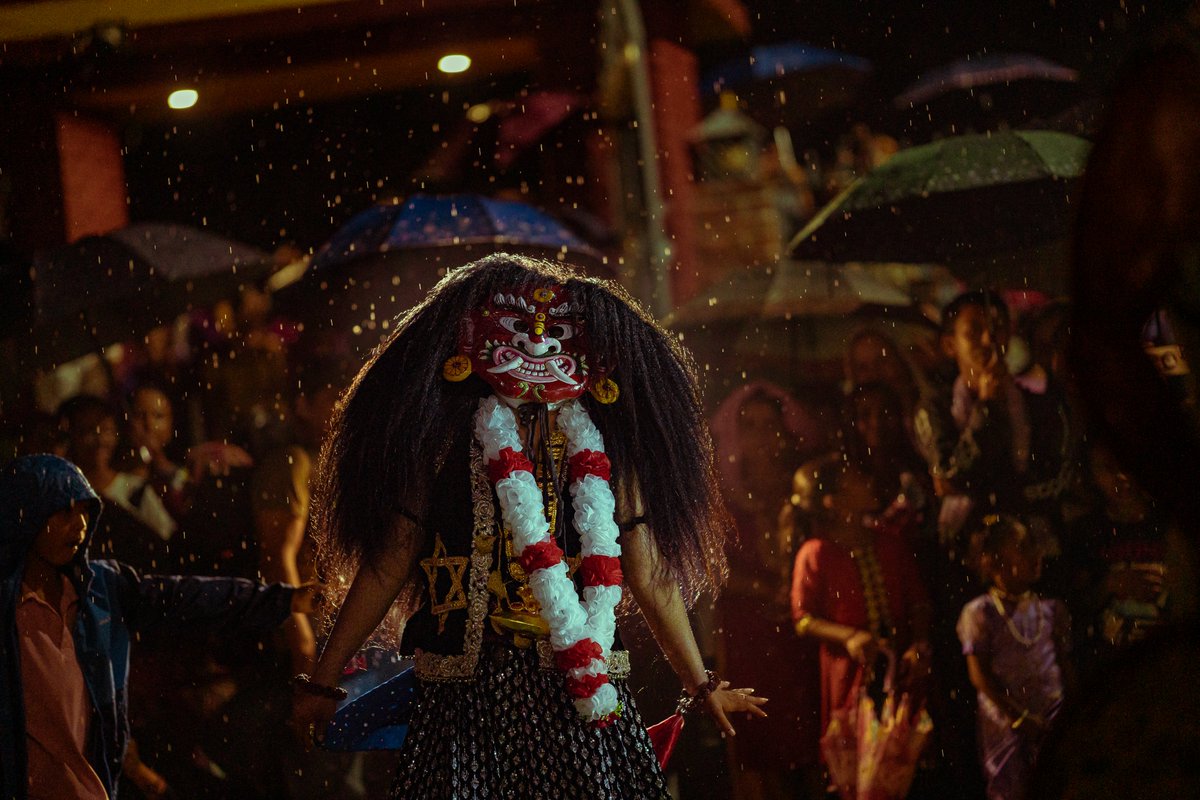 The fierce yet divine Lakhe in motion — a cultural marvel of the Newar community, lighting up the streets of Kathmandu with ancient grace and energy! 🕺🌀

Legends live on, and so does the heartbeat of Kathmandu. 🇳🇵✨

📸: #photoNepal/bobshai

Read More: ntb.gov.np/en/indra-jatra
