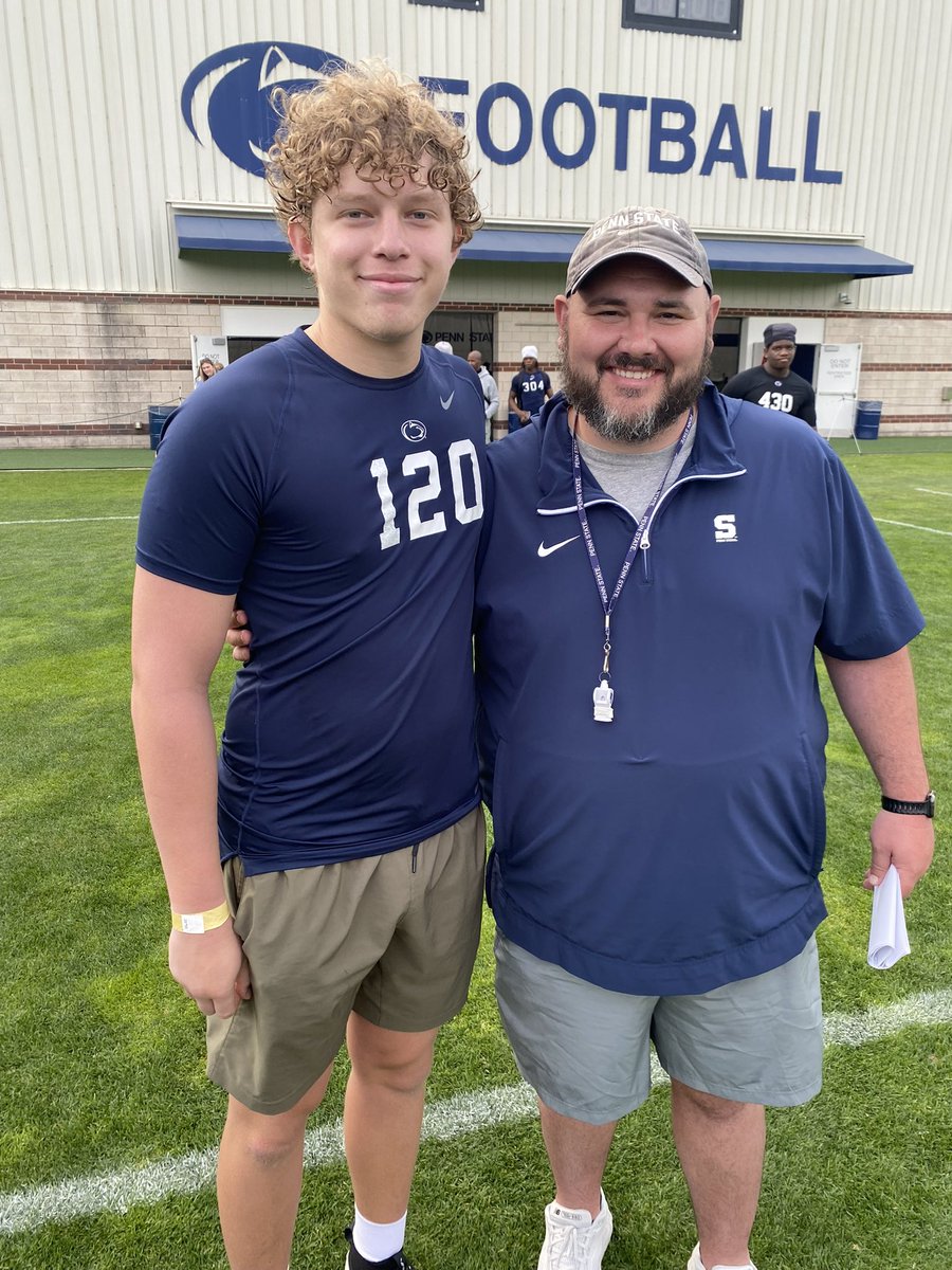 Thank you <a href="/PennStateFball/">Penn State Football</a> for an amazing camp! Thank you <a href="/CoachTHowle/">Ty Howle</a> for the great work! Thank you <a href="/CoachRocco/">David Rocco</a> for the invite! Thank you <a href="/Coachdanconnor/">Dan Connor</a>