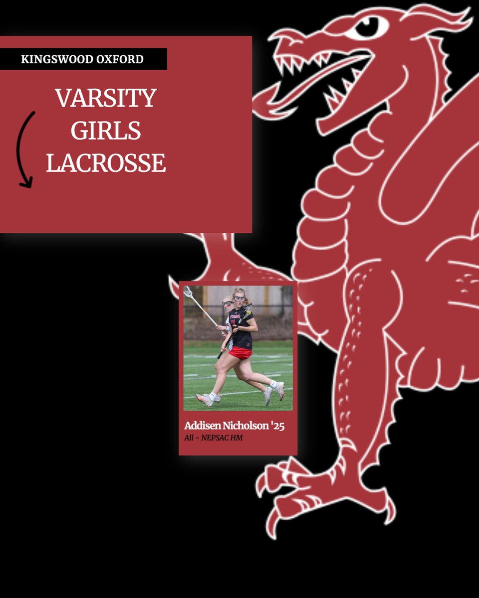 Congratulations to Girls Lacrosse on the following recognition:
Addisen Nicholson '25: All - NEPSAC HM