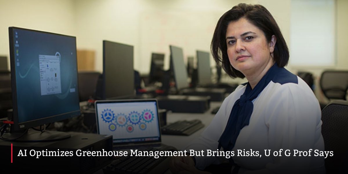 College of Engineering and Physical Sciences (@uofgceps) on Twitter photo Dr. Rozita Dara, <a href="/UofGComputing/">50 Years of UofG Computing</a> Prof. and director of U of G’s AI4Food initiative, explains how automation improves crop care but also why we must address privacy, cost and system implementation to move forward responsibly.
Read more: news.uoguelph.ca/2025/05/ai-opt… Dr. Rozita Dara, <a href="/UofGComputing/">50 Years of UofG Computing</a> Prof. and director of U of G’s AI4Food initiative, explains how automation improves crop care but also why we must address privacy, cost and system implementation to move forward responsibly.
Read more: news.uoguelph.ca/2025/05/ai-opt…