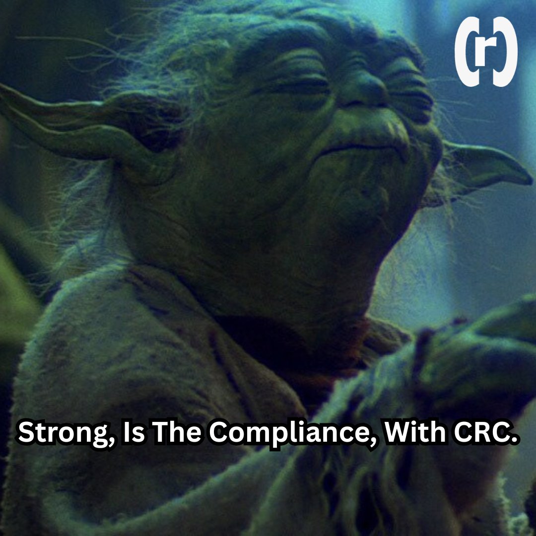 C_R_Concepts's tweet image. You must feel the compliance around you.

#MemeMonday
#ComplianceMeme #ComplianceHumor #ComplianceConsulting #ComplianceRiskConcepts #CRC