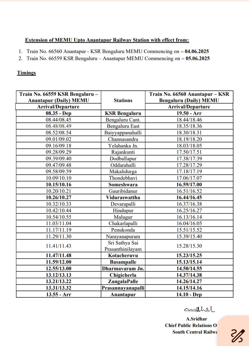 South Central Railway tweet media