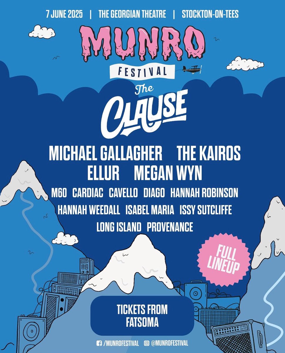 CVFM Radio (@cvfmradio) on Twitter photo Who’s heading to the sold out <a href="/MunroFestival/">MUNRO Festival</a> on Saturday? 🙌
Festival organiser Adam Gallagher will be talking to <a href="/BakerLRadio/">Baker Lillivick</a> on his Drivetime show after 5pm tonight to talk all about the happenings at this year’s event taking place in Stockton on Saturday ☁️ Who’s heading to the sold out <a href="/MunroFestival/">MUNRO Festival</a> on Saturday? 🙌
Festival organiser Adam Gallagher will be talking to <a href="/BakerLRadio/">Baker Lillivick</a> on his Drivetime show after 5pm tonight to talk all about the happenings at this year’s event taking place in Stockton on Saturday ☁️