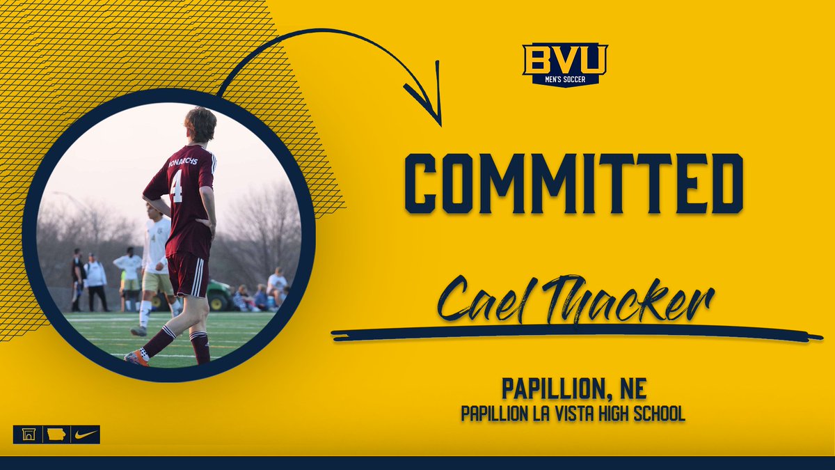 BVUMSoccer's tweet photo. Please welcome our newest Beaver men's soccer player, Cael Thacker. Cael comes from Papillion La Vista High school and played club with Sporting Nebraska. https://t.co/3wdkWHU1PO