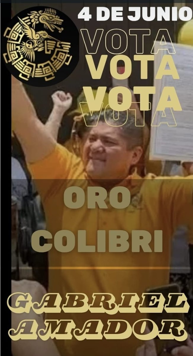 PASION85709602's tweet photo. Vota ORO COLIBRÍ 
Vota Gabriel Amador 
Vota con el corazón ❤️ @OroNoticiasPue @Noticiaspuebla8 @NoticiasPueblaB @imsspuebla @ImagenTVMex @IMSS_Bienestar https://t.co/5txFlodW6F