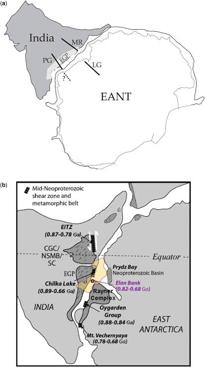 abdaal's tweet photo. Pretty wild when you realise that Odisha once bordered Antarctica and Australia. The Mahanadi graben lying underneath central Odisha is still geologically active, hence the hot springs at Deuljhari, Taptapani and Atri. 

The Greater India marked lies beneath the Himalayas now https://t.co/CqbeqJRC0s