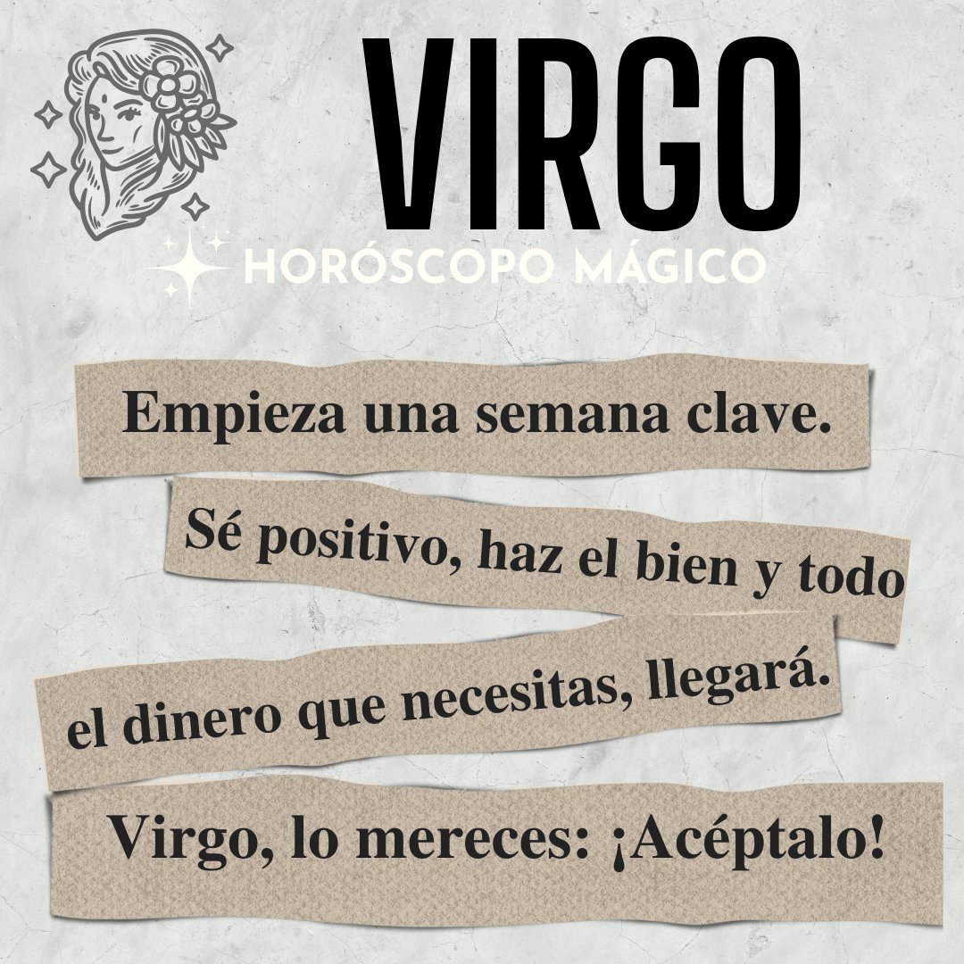Virgo Horóscopo Mágico 🔮 tweet media