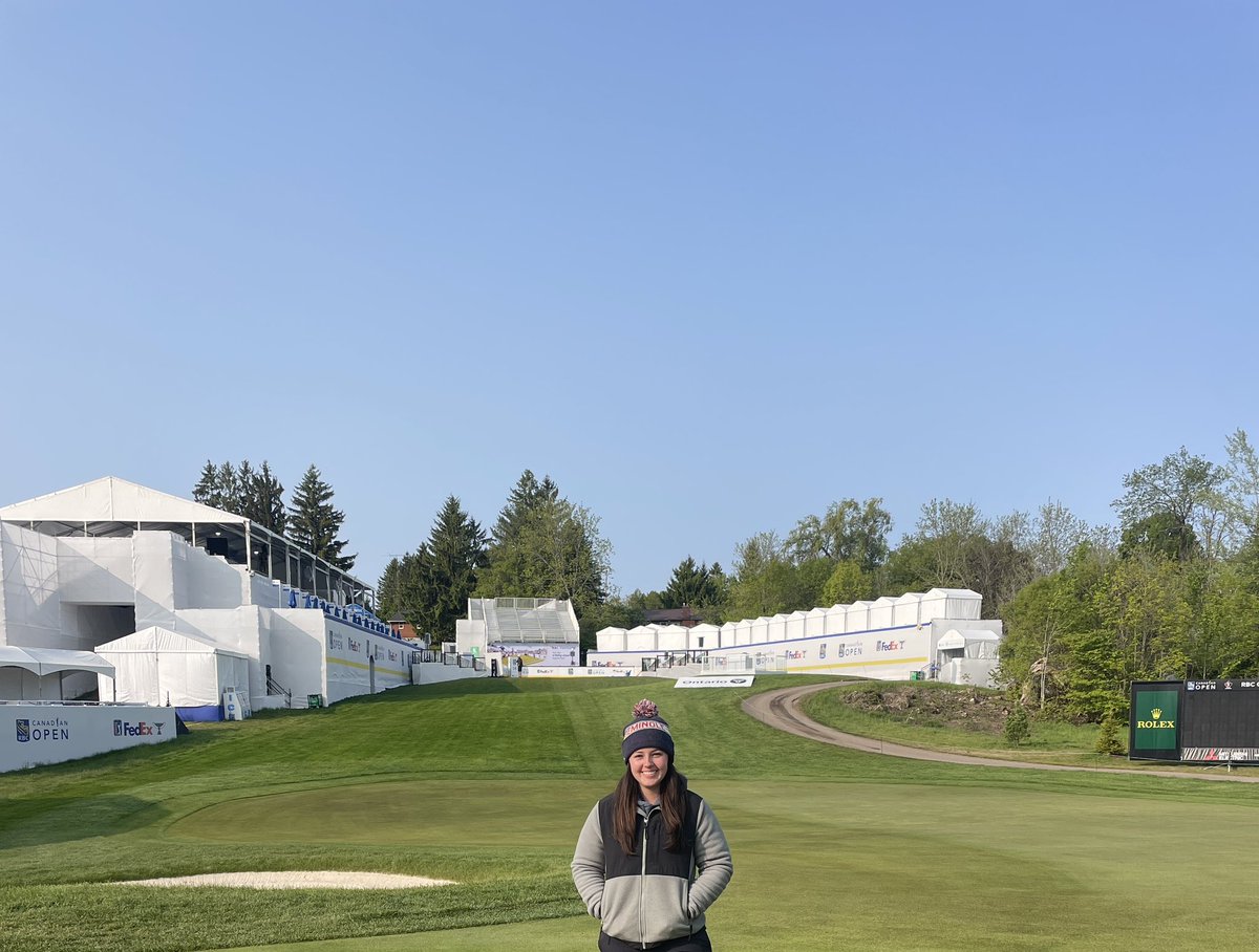 In true Canadian fashion, a toque was required during our 2.5-hour frost delay at the <a href="/RBCCanadianOpen/">RBC Canadian Open</a> this morning🇨🇦 <a href="/TPC_Toronto/">TPC Toronto at Osprey Valley</a> <a href="/PGATOURAgronomy/">PGA TOUR Agronomy</a> <a href="/GolfCanada/">Golf Canada</a>