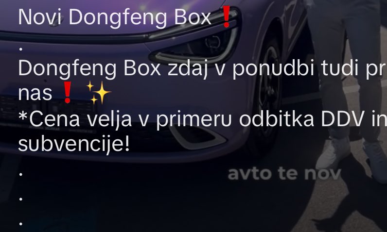 AtomCF's tweet photo. @stevilka2 Sem si pogledal posnetek in je vsakemu povprečno slovnično pismenemu gledalcu jasno, da cena velja v primeru odbitka DDV in subvencije. Poleg tega si vsak povprečno skrben potrošnik pogleda oglas na avtonetu,ipd preden avto kupi, predvsem pa pokliče prodajalca. Zavaja ta objava https://t.co/K8NCWBpTbY