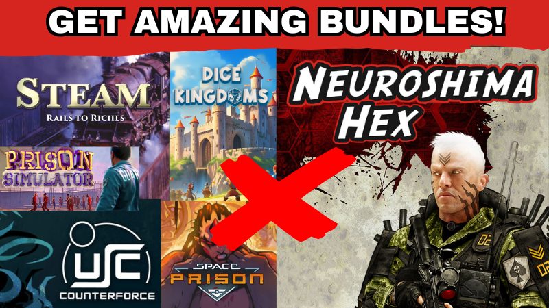 Neuroshima Hex bundles available now! Get a load of other strategic and tactical games !

👉steamcommunity.com/games/2324150/…

#NeuroshimaHex