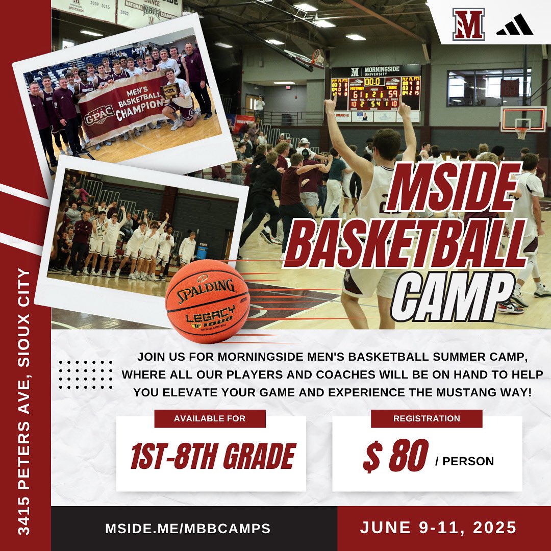 MsideMBB's tweet image. 馃弨 Morningside Basketball Youth Camp 馃弨
Join us June 9-11 for a fun week of hoops! Registration is still open using the link below.
馃敆 mside.me/mbbcamps
#ALLIN