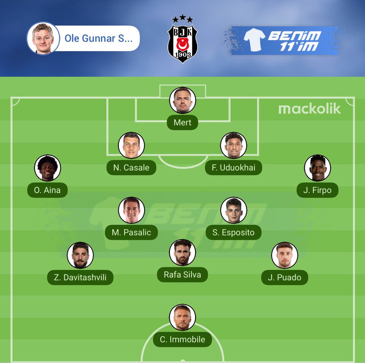 santrafor yedeği onuachu şampiyonluğa oynar bence