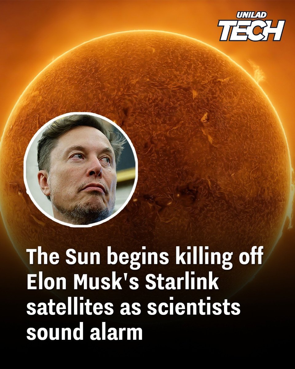 Who says the Universe doesn't have a sense of humor?
Musk's space internet constellation are particularly prone to it's effects of Magnetic Geo-storms
Just keep your eyes open for falling Starlink debris
Need to add #EMTD
"Everything Musk Touches Dies"
the-independent.com/space/starlink…