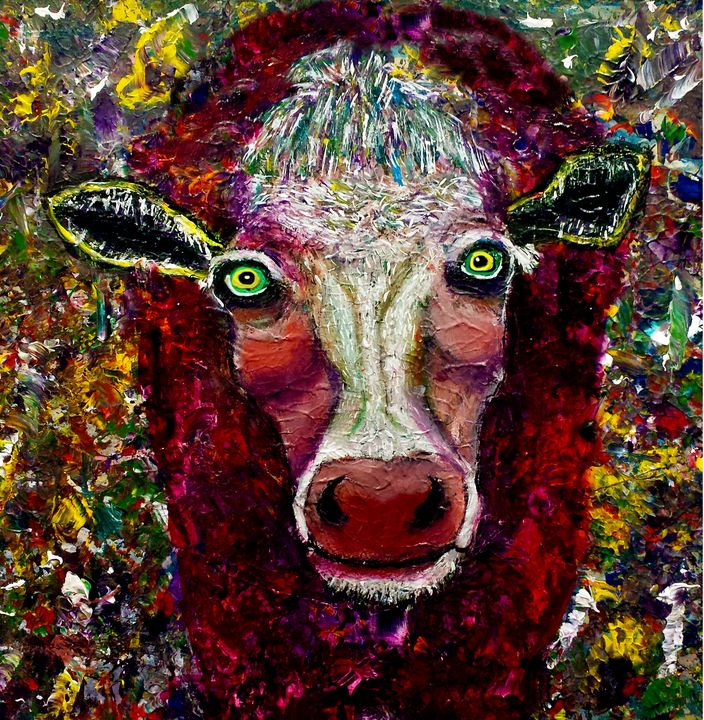 steverclements's tweet image. Art of the Day: "Cow". Buy at: ArtPal.com/stephenclement…