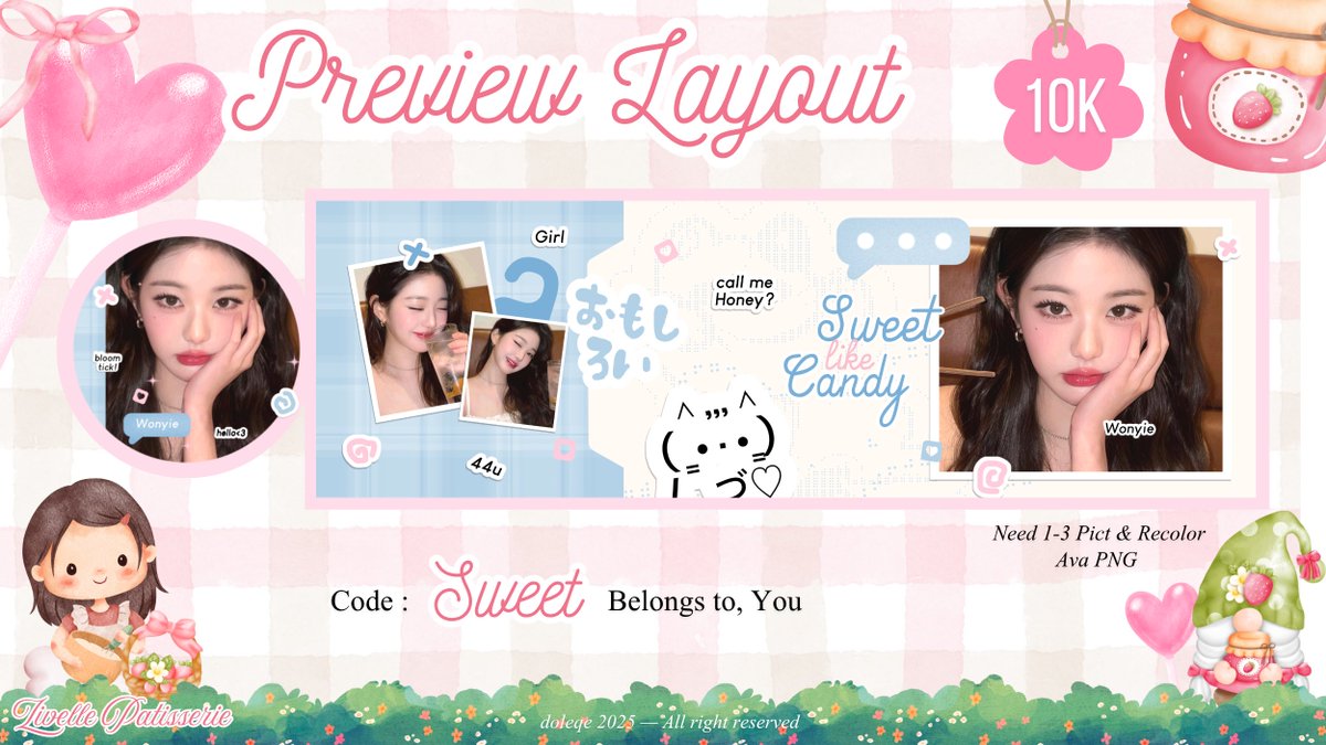 Help rt! Thank youu < #zonaba #zonauang > 🩷

CLEARANCE SALE  ‼️ layout ready stock rs Wony &amp; Winter dengan harga 6.000 / ea. yang minat boleh langsung dm dan sebut kode ya! Tidak bisa retext.