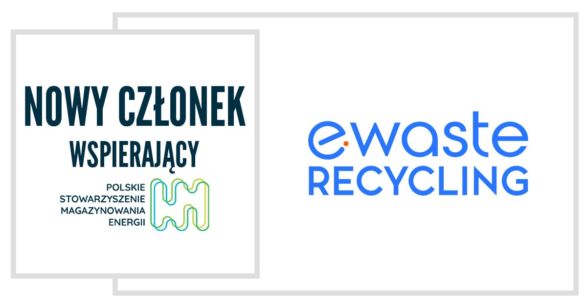 🚀Nowi tydzień i nowi członkowie PSME!
Witamy serdecznie firmę E-Waste Recycling Organizacja Odzysku Sprzętu Elektrycznego i Elektronicznego S.A. w gronie członków wspierających PSME!
💡E-Waste Recycling  dziękujemy za zaufanie.
Wiecej o firmie: e-wasterecycling.pl