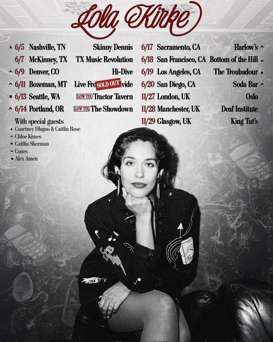 The second leg of The Trailblazer Tour kicks off this week in Nashville! 🤩 Where will I see you?👇🏼
ilovelolakirke.com/tour
-
📸: <a href="/kimmika/">Kimberley Ross</a>