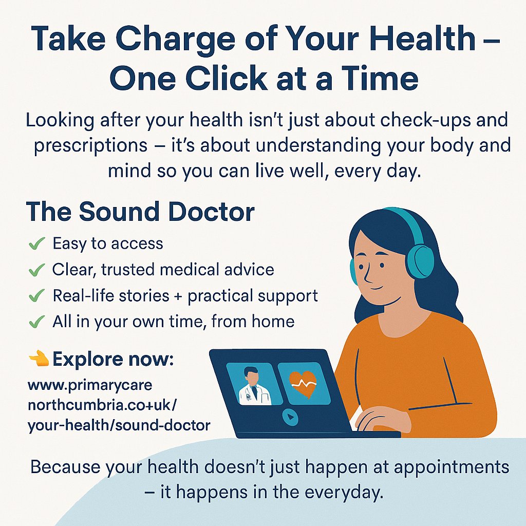 Take Charge of Your Health — One Click at a Time ... find out more at: primarycarenorthcumbria.co.uk/your-health/so…