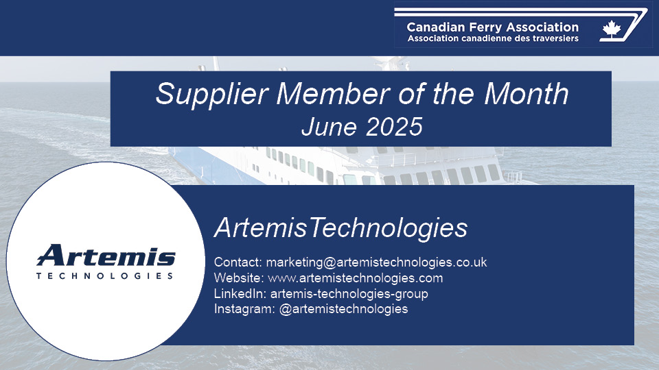 Check out Artemis Technologies, CFA Member of the Month for June!

canadianferry.ca/supplier-membe…