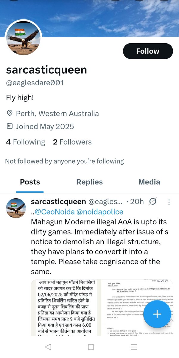 FONAA (@fonaa_gbn) on Twitter photo <a href="/CeoNoida/">CEO, NOIDA Authority</a> Same Farzi X account from Australia with different names. Social media is being bought by Congress workers. Tweets are for sale to propel Hindu Virodhi Agenda.
<a href="/myogiadityanath/">Yogi Adityanath</a> <a href="/CMOfficeUP/">CM Office, GoUP</a> <a href="/NandiGuptaBJP/">Nand Gopal Gupta 'Nandi'</a> <a href="/CeoNoida/">CEO, NOIDA Authority</a> Same Farzi X account from Australia with different names. Social media is being bought by Congress workers. Tweets are for sale to propel Hindu Virodhi Agenda.
<a href="/myogiadityanath/">Yogi Adityanath</a> <a href="/CMOfficeUP/">CM Office, GoUP</a> <a href="/NandiGuptaBJP/">Nand Gopal Gupta 'Nandi'</a>