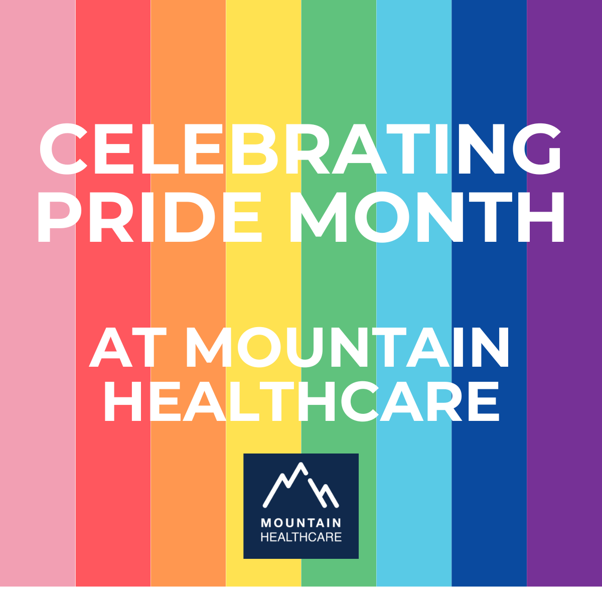 Happy #PrideMonth 2025!

At Mountain Healthcare, we proudly support our LGBTQ+ colleagues, patients &amp; communities. Inclusion is who we are. From staff networks to inclusive care, we’re creating a space where everyone can thrive as their authentic selves💙

#Pride2025