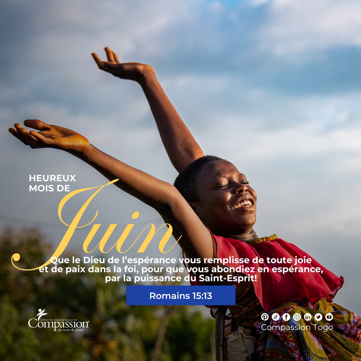 Que ce mois vous comble de joie et paix au nom de Jésus...